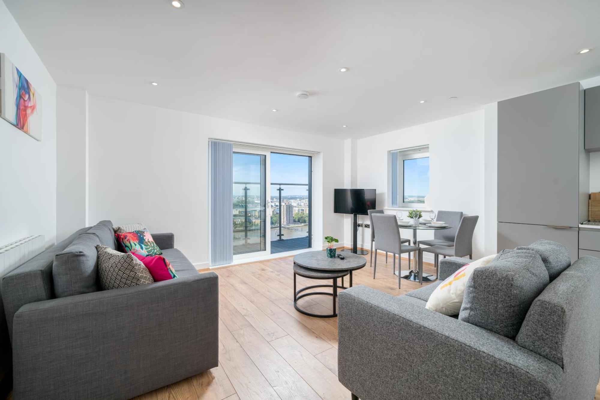 Skyvillion - London River Thames Top Floor Apartments By Woolwich Ferry, Mins To London Excel, O2 Arena , London City Airport With Parking Exteriör bild