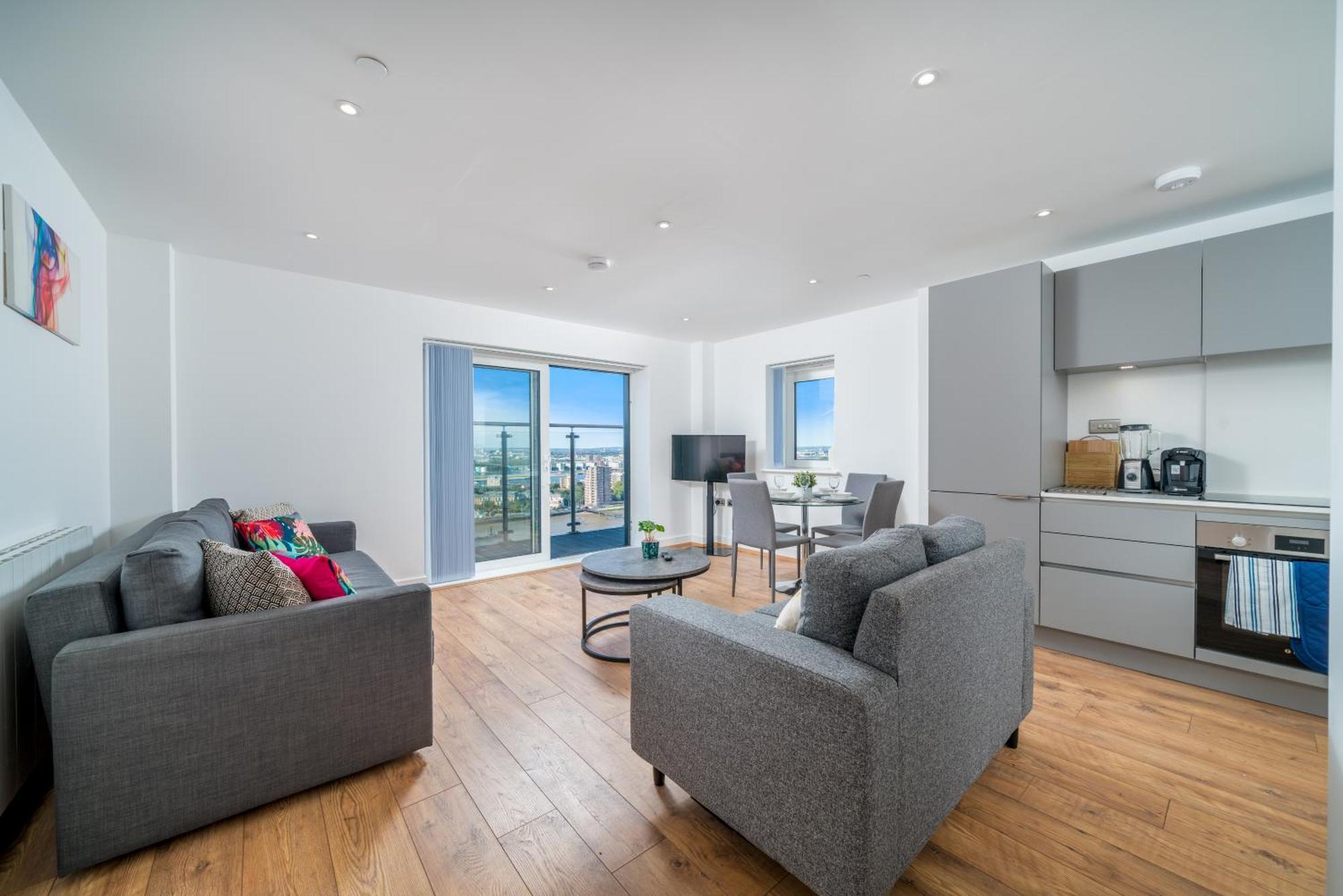 Skyvillion - London River Thames Top Floor Apartments By Woolwich Ferry, Mins To London Excel, O2 Arena , London City Airport With Parking Exteriör bild